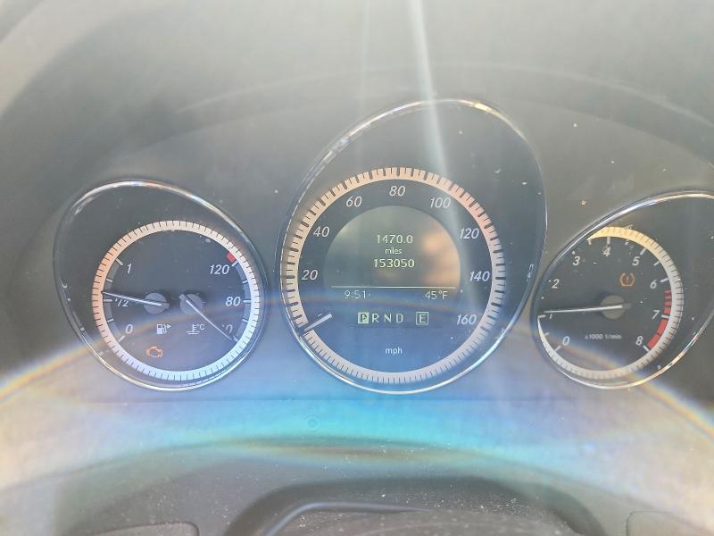 2011 Mercedes-benz C-klasse VIN WDDGF8BB4BR167007 COPART salvage auction — FRONT END, MA - CERT OF TITLE-RECONSTRCTD COLL, sold $125 on 2026-08-20 (photo 9)