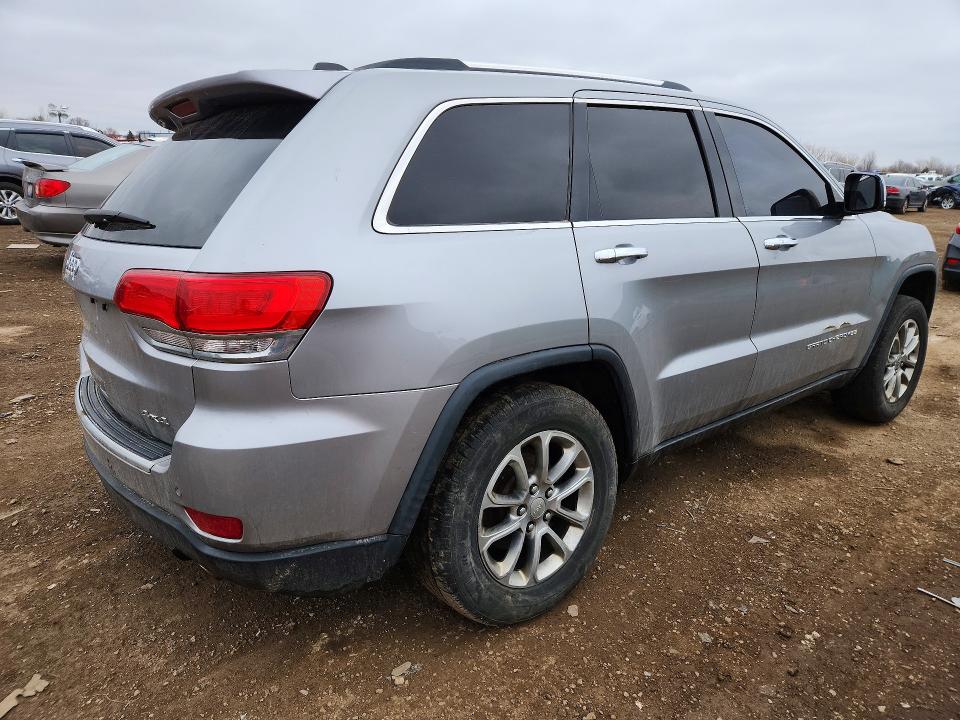 2015 Jeep Grand cherokee VIN 1C4RJFBG4FC205507 COPART salvage auction — FRONT END, Il - Salvage Certificate, sold $2,300 on 2026-07-09 (photo 3)