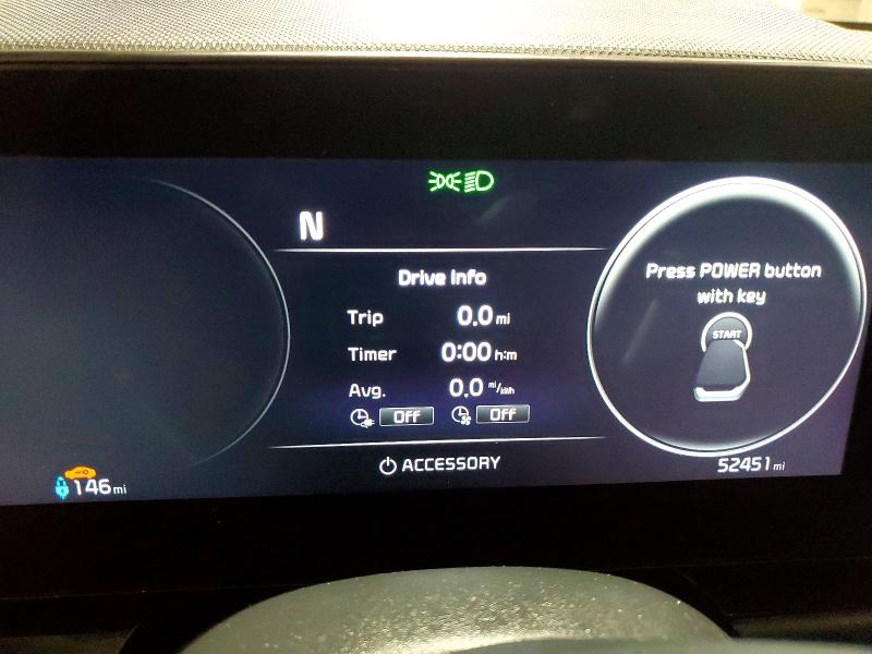 2024 Kia Niro VIN KNDCR3L1XR5111325 COPART salvage auction — FRONT END, VA - CERT OF TITLE - SALVAGE, sold $3,900 on 2026-08-03 (photo 9)