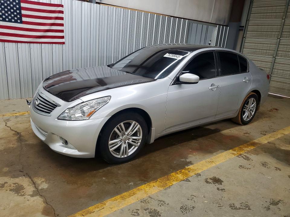 2013 Infiniti G VIN JN1CV6AR9DM754207 COPART salvage auction — FRONT END, Nc - Salvage Certificate Of Title, sold $2,300 on 2026-07-08 (photo 1)