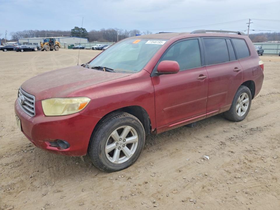 2008 Toyota Highlander VIN JTEDS41A382060778 COPART salvage auction — MINOR DENT/SCRATCHES, Fl - Certificate Of Title, sold $1,800 on 2026-07-19 (photo 1)