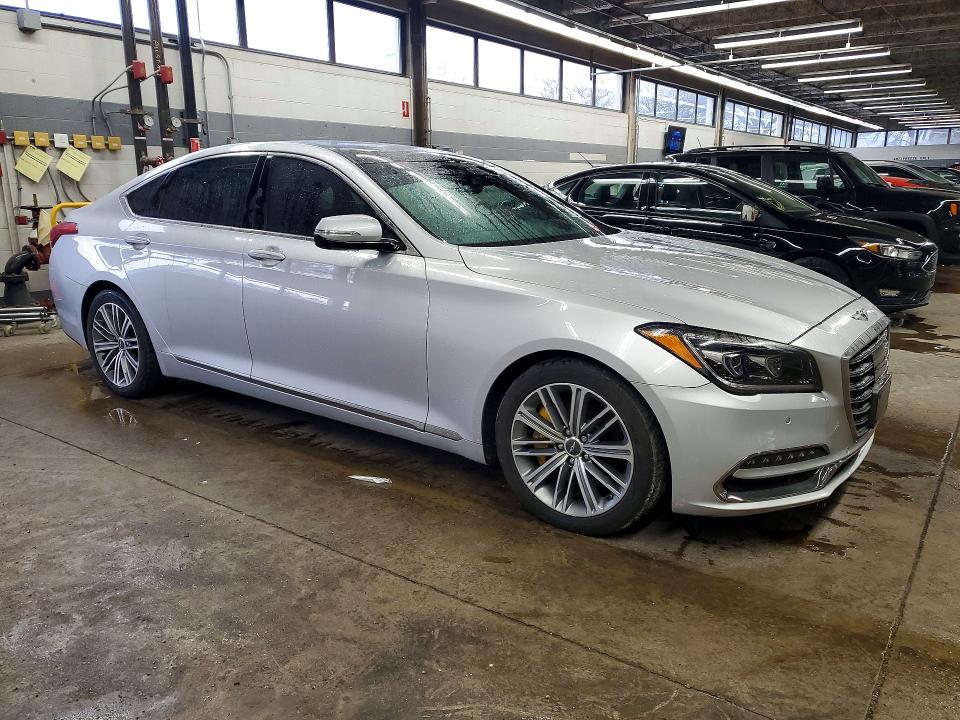 2018 Genesis G80 VIN KMHGN4JE4JU230387 COPART salvage auction — MECHANICAL, IL - CERTIFICATE OF TITLE, sold $4,800 on 2026-07-09 (photo 4)