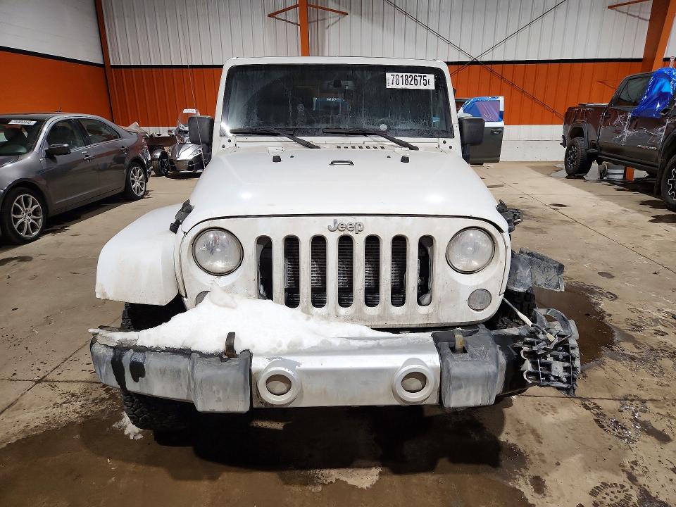 2015 Jeep Wrangler / VIN 1C4AJWBG5FL556391 COPART salvage auction — FRONT END, Salvage Title, sold $600 on 2026-07-28 (photo 5)