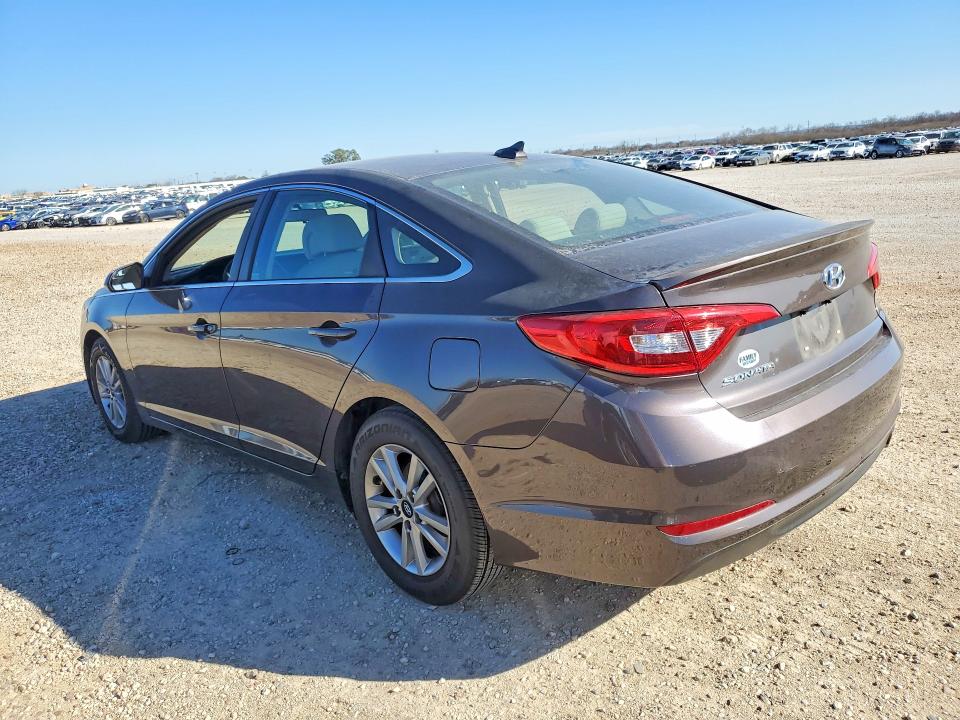 2015 Hyundai Sonata VIN 5NPE24AFXFH144466 COPART salvage auction — VANDALISM, Tx - Salvage Vehicle Title, sold $900 on 2026-07-02 (photo 2)