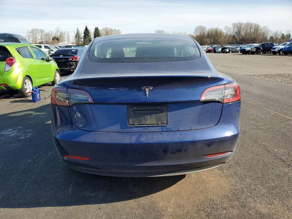 2023 Tesla Model 3 VIN 5YJ3E1EA5PF605553 COPART salvage auction — SIDE, Or - Lien Papers Salvage, sold $325 on 2026-07-22 (photo 6)