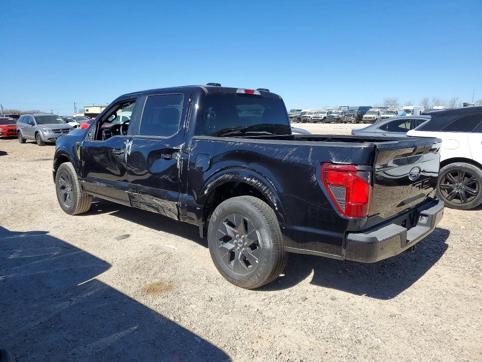 2025 Ford F-150 VIN 1FTEW2KP9SKE37111 COPART salvage auction — SIDE, Tx - Salvage Vehicle Title, sold $8,500 on 2026-07-09 (photo 2)