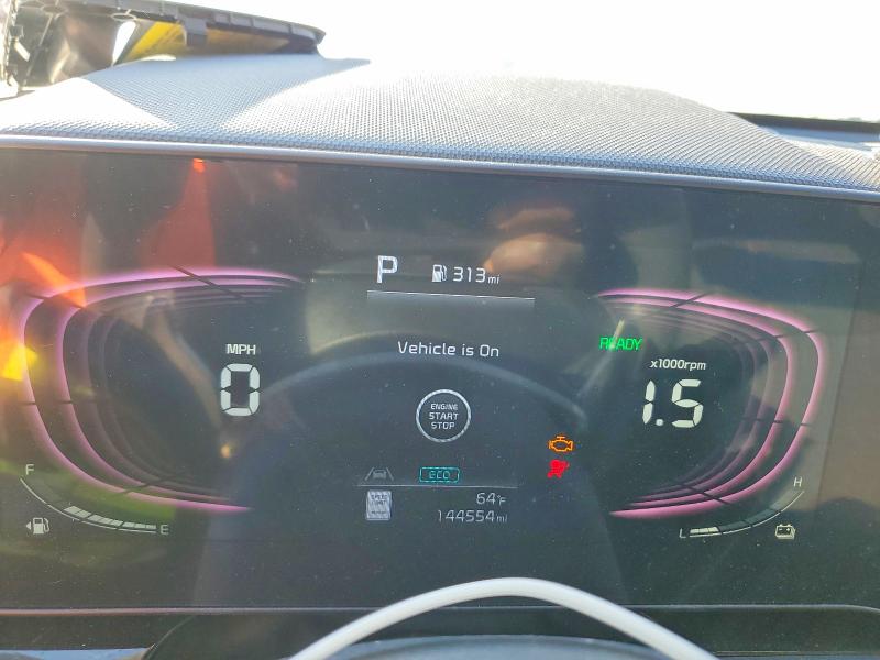 2024 Kia Niro VIN KNDCT3LE8R5121565 COPART salvage auction — FRONT END, GA - CERT OF TITLE-SALVAGE, sold $4,800 on 2026-07-07 (photo 9)