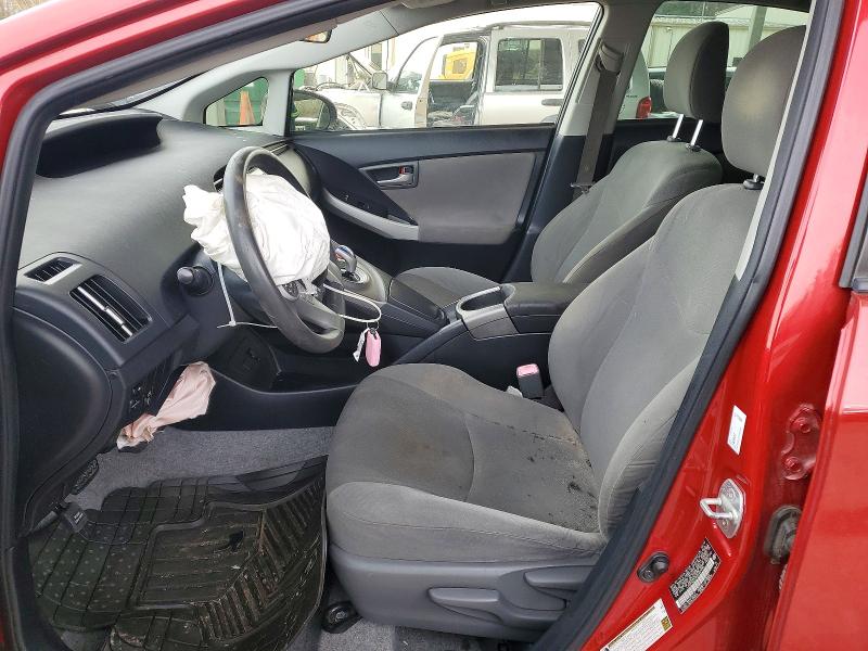 2012 Toyota Prius VIN JTDKN3DU2C5442438 COPART salvage auction — FRONT END, Salvage Title, sold $700 on 2026-07-14 (photo 7)