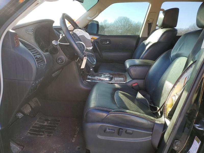 2019 Nissan Armada VIN JN8AY2NF8K9351845 COPART salvage auction — FRONT END, Ar - Cert Of Title-Salvage, sold $4,450 on 2026-07-13 (photo 7)
