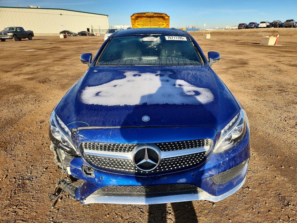 2017 Mercedes-benz VIN WDDWJ4KB3HF352520 COPART salvage auction — FRONT END, Salvage Title, sold $11,300 on 2026-07-14 (photo 5)