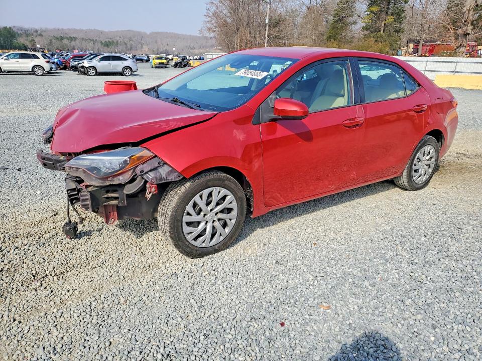 2018 Toyota Corolla VIN 5YFBURHE8JP775798 COPART salvage auction — FRONT END, Nc - Salvage Certificate Of Title, sold $2,150 on 2026-07-09 (photo 1)