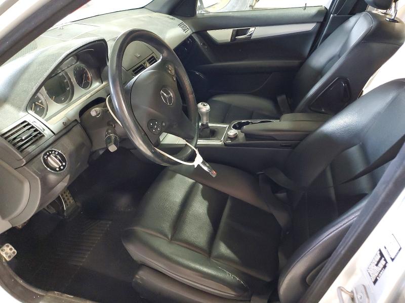 2008 Mercedes-benz C class VIN WDDGF54X98R014705 COPART salvage auction — FRONT END, PA - CERTIFICATE OF SALVAGE, sold $4,050 on 2026-08-07 (photo 7)