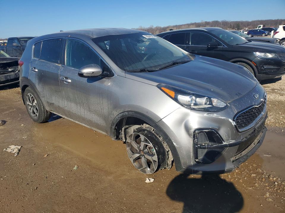 2021 Kia Sportage VIN KNDPM3AC7M7856048 COPART salvage auction — FRONT END, Mo - Salvage Certificate Of Title, sold $100 on 2026-07-28 (photo 4)