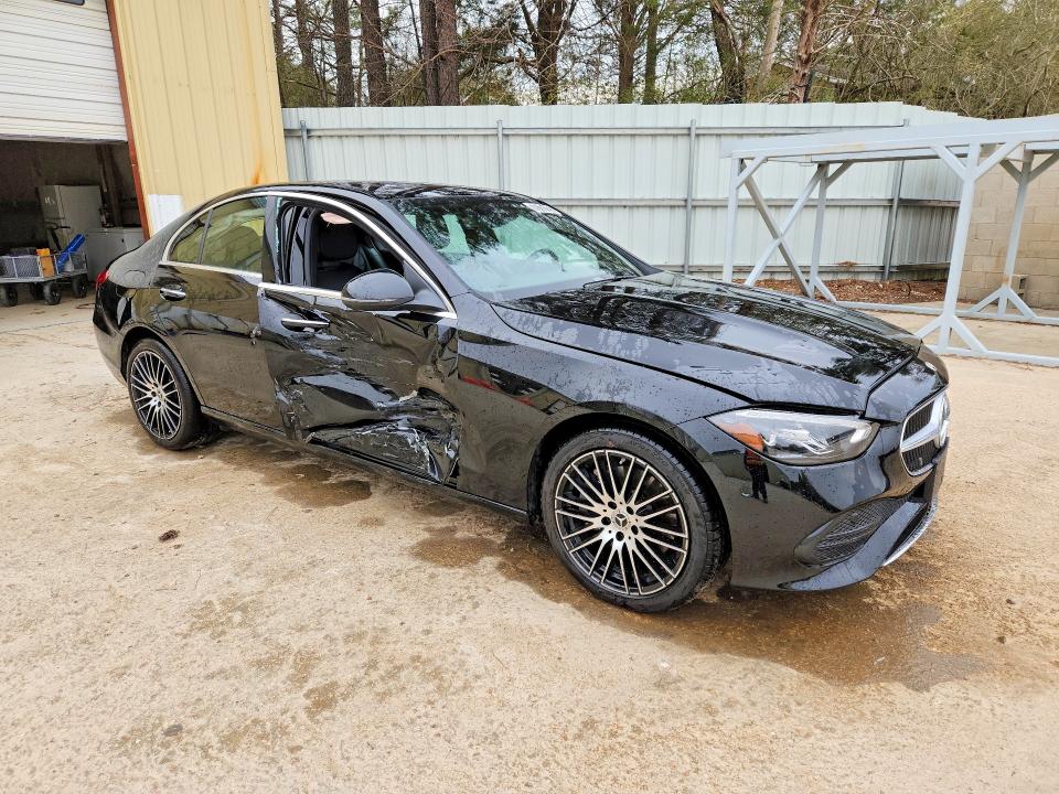 2025 Mercedes-benz C class VIN W1KAF4GB2SR279358 COPART salvage auction — SIDE, NC - CERTIFICATE OF TITLE, sold $18,300 on 2026-07-20 (photo 4)