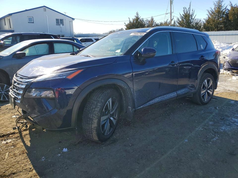 2024 Nissan Rogue VIN JN8BT3CB4RW174070 COPART salvage auction — FRONT END, Nj - Cert Of Title-Salvage, sold $7,500 on 2026-07-13 (photo 1)