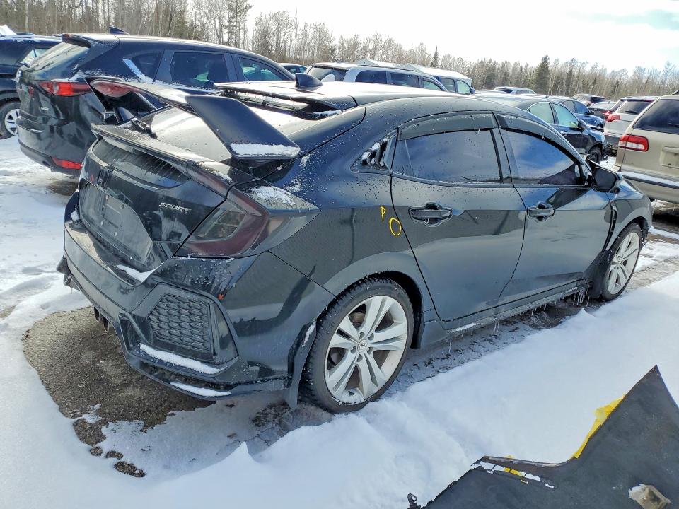 2017 Honda Civic VIN SHHFK7G49HU301254 COPART salvage auction — FRONT END, Salvage Title, sold $2,350 on 2026-07-14 (photo 3)