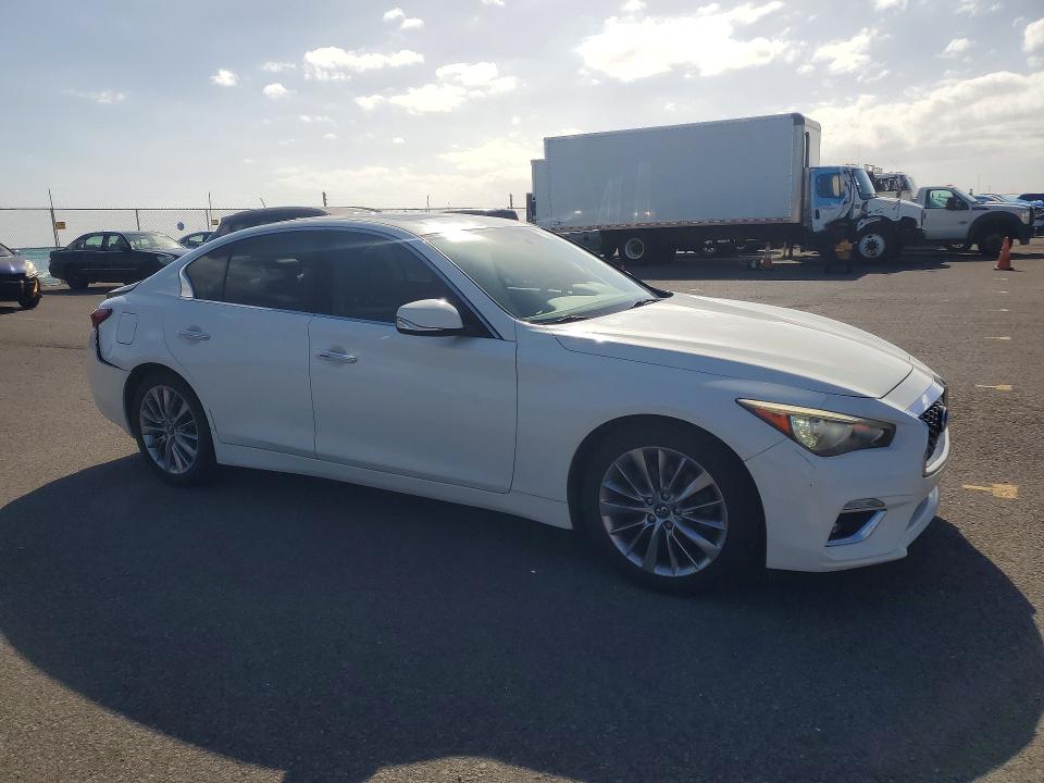 2019 Infiniti Q50 VIN JN1EV7AP5KM510855 COPART salvage auction — REAR END, Salvage Title, sold $2,950 on 2026-08-24 (photo 4)