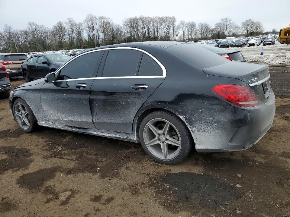 2017 Mercedes-benz C-klasse VIN 55SWF4KB5HU205548 COPART salvage auction — FRONT END, Md - Cert Of Salvage > 75% Damage, sold $4,000 on 2026-07-10 (photo 2)