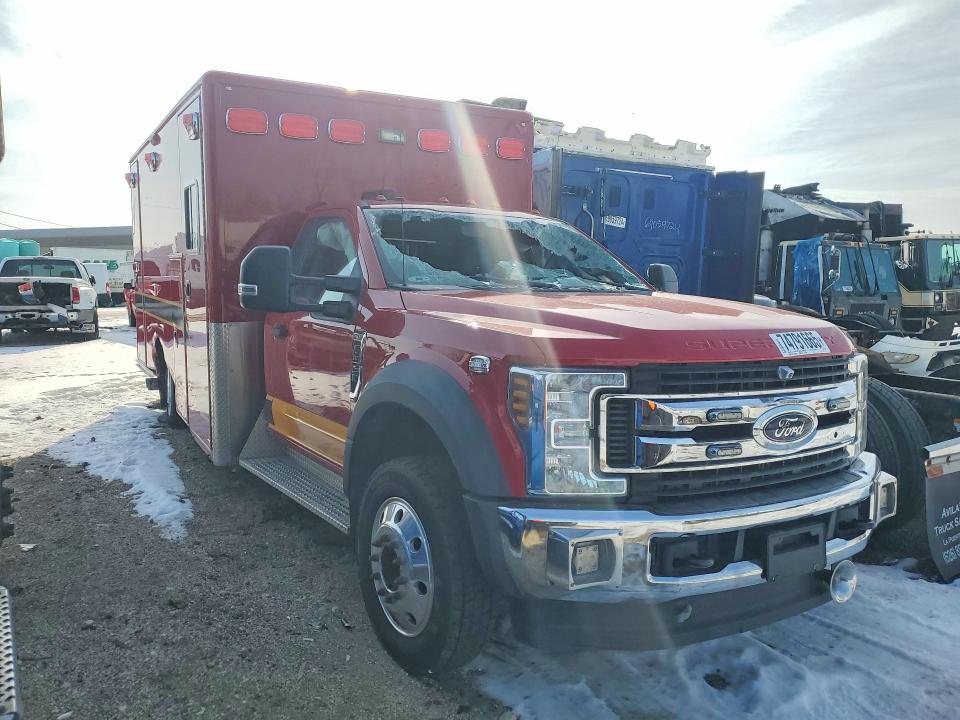 2019 Ford F-550 VIN 1FDUF5HT1KEC16047 COPART salvage auction — ROLLOVER, In - Cert Of Title-Salvage Title, sold $26,250 on 2026-07-21 (photo 4)