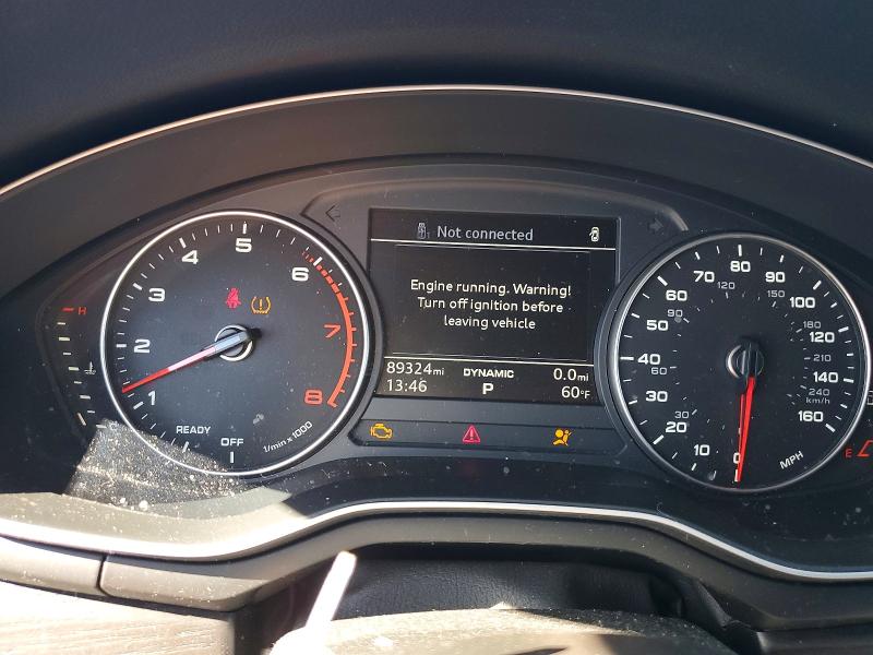 2017 Audi A4 VIN WAUANAF44HN061904 COPART salvage auction — FRONT END, Salvage Title, sold $1,500 on 2026-09-04 (photo 9)