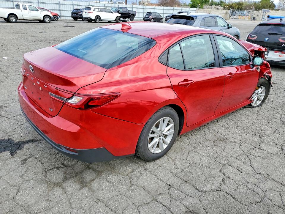 2025 Toyota Camry VIN 4T1DAACKXSU114869 COPART salvage auction — FRONT END, CA - DIS/DLR/EXP ONLY SALVAGE CERT, sold $7,200 on 2026-07-02 (photo 3)