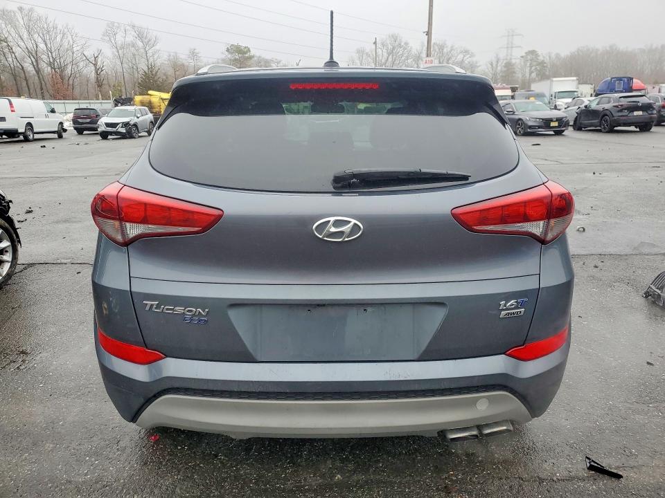 2017 Hyundai Tucson VIN KM8J3CA2XHU341936 COPART salvage auction — FRONT END, Nj - Cert Of Title-Salvage, sold $3,100 on 2026-07-07 (photo 6)