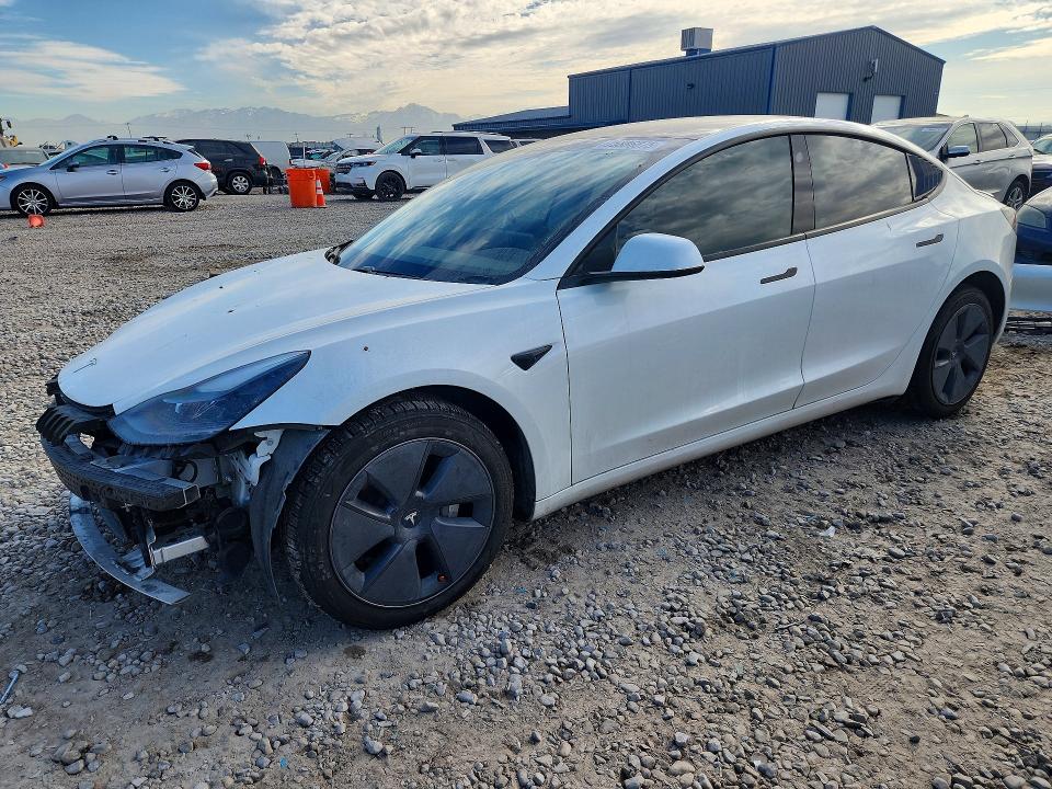 2021 Tesla Model 3 VIN 5YJ3E1EB5MF079803 — COPART salvage auction photo