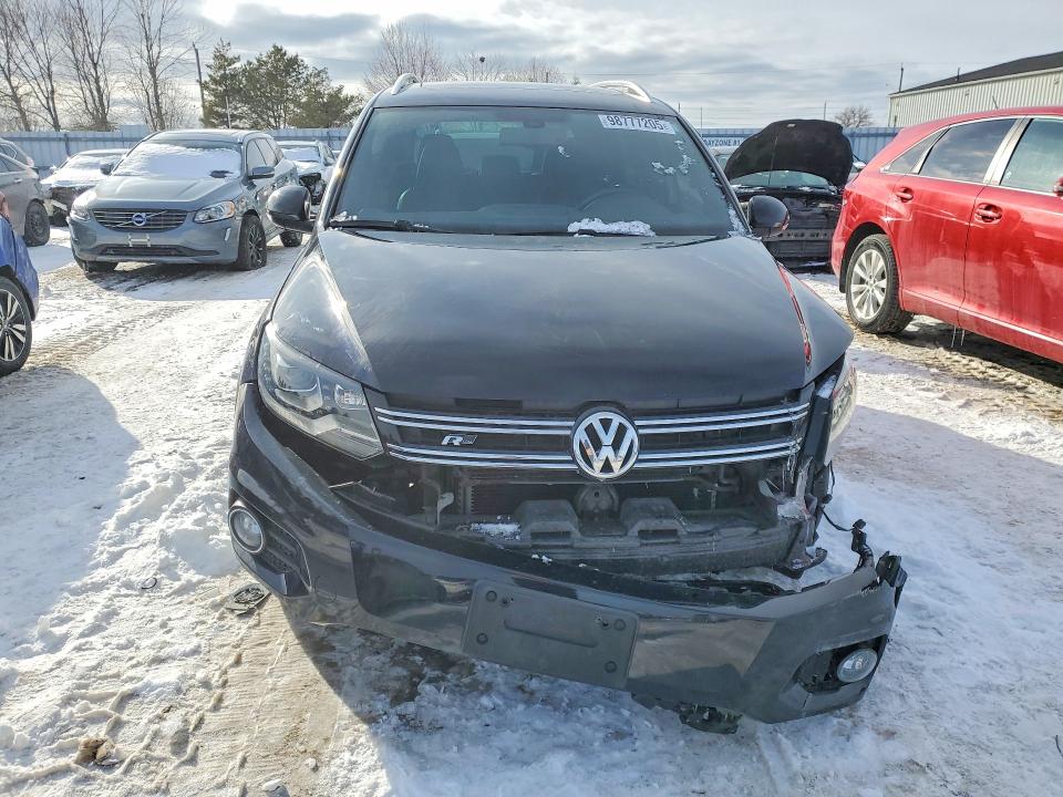 2015 Volkswagen Tiguan VIN WVGJV7AX2FW612941 COPART salvage auction — FRONT END, Salvage Title, sold $400 on 2026-07-21 (photo 5)