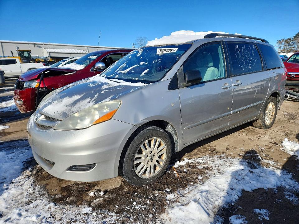 2010 Toyota Sienna VIN 5TDJK4CC0AS028200 COPART salvage auction — FRONT END, Ct - Certificate Of Title, sold $1,600 on 2026-07-31 (photo 1)