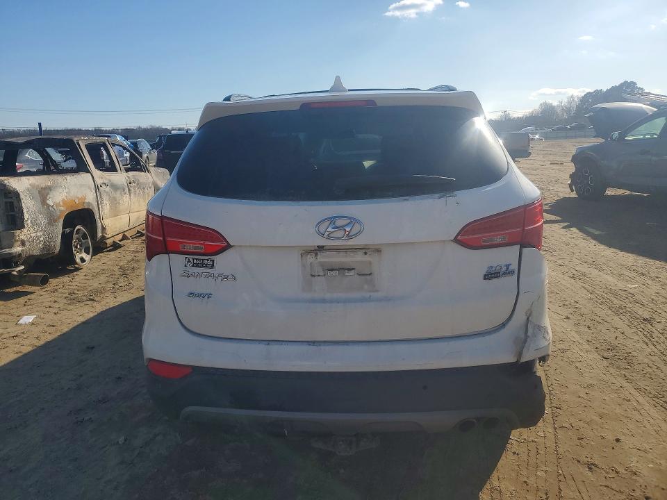 2015 Hyundai Santa fe VIN 5XYZWDLA5FG258387 COPART salvage auction — REAR END, Ar - Cert Of Title-Salvage, sold $1,000 on 2026-07-08 (photo 6)