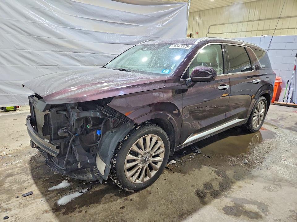 2020 Hyundai Palisade VIN KM8R5DHE1LU148280 COPART salvage auction — FRONT END, Nh - Cert Of Title-Salvage, sold $7,000 on 2026-07-16 (photo 1)