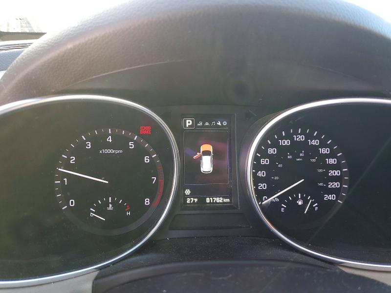 2019 Hyundai Santa fe VIN KM8SNDHF0KU304902 COPART salvage auction — FRONT END, Salvage Title, sold $5,000 on 2026-07-14 (photo 9)