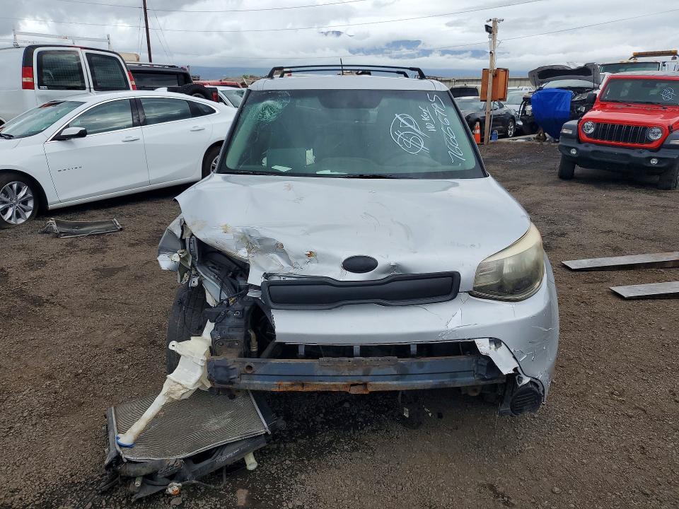 2015 Kia Soul VIN KNDJN2A26F7778224 COPART salvage auction — ALL OVER, HI - CERTIFICATE OF SALVAGE, sold $1 on 2026-07-20 (photo 5)