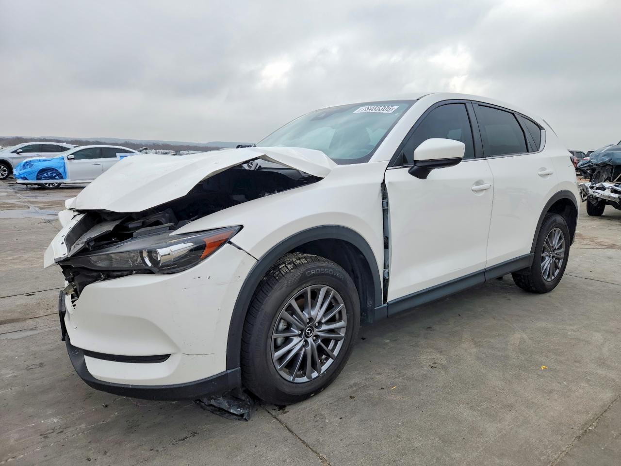 2018 Mazda CX-5 VIN JM3KFBBMXJ0348299 COPART salvage auction — Front End, TX - SALVAGE VEHICLE TITLE, sold $4,250 on 2026-07-09 (photo 1)
