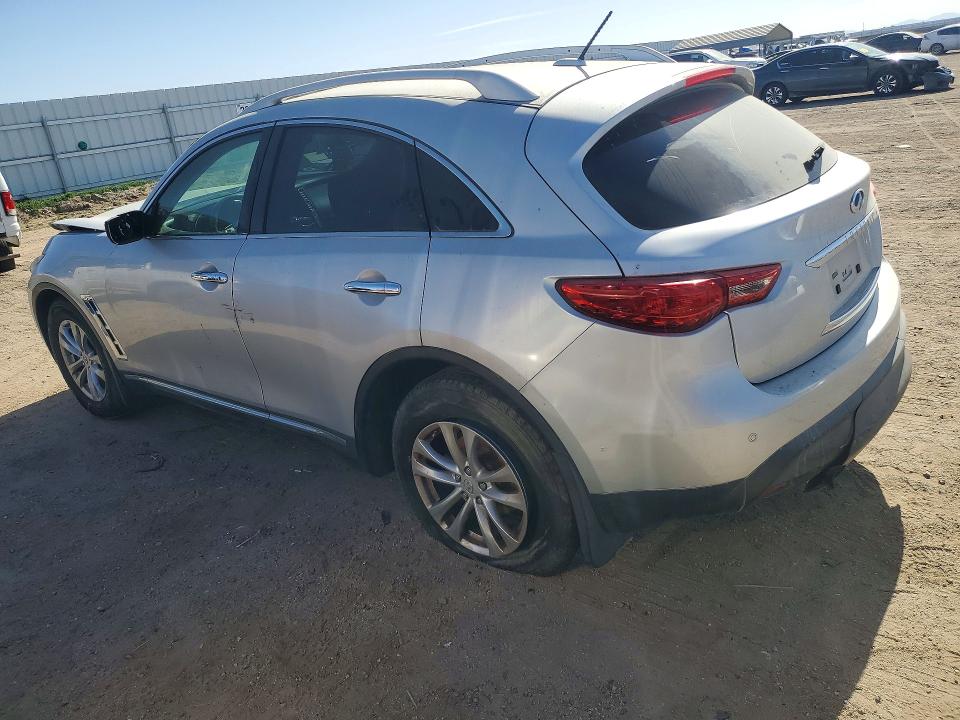 2013 Infiniti Fx37 VIN JN8CS1MU6DM142267 COPART salvage auction — FRONT END, Ca - Dis/Dlr/Exp Only Lien Papers, sold $625 on 2026-07-20 (photo 2)