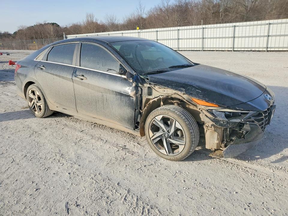 2021 Hyundai Elantra VIN KMHLP4AG3MU172125 COPART salvage auction — FRONT END, Ok - Cert Of Title-Salvage, sold $4,100 on 2026-07-08 (photo 4)