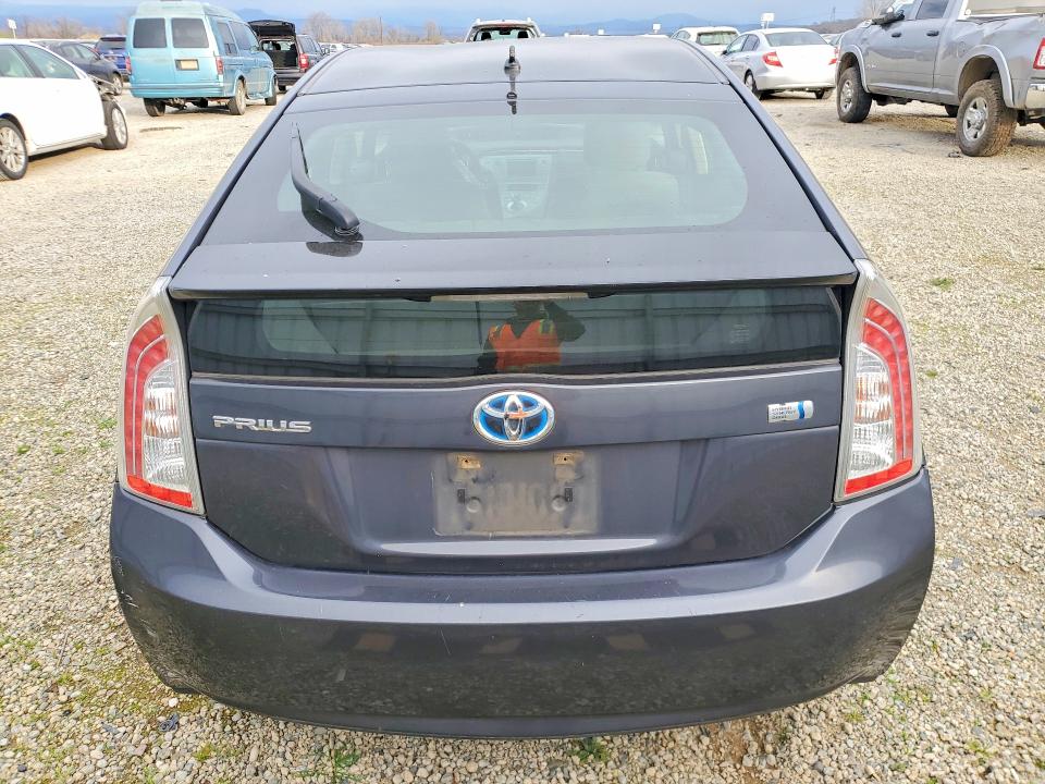 2014 Toyota Prius VIN JTDKN3DU9E1787041 COPART salvage auction — ROOF, Ca - Salvage Certificate, sold $1,900 on 2026-07-06 (photo 6)