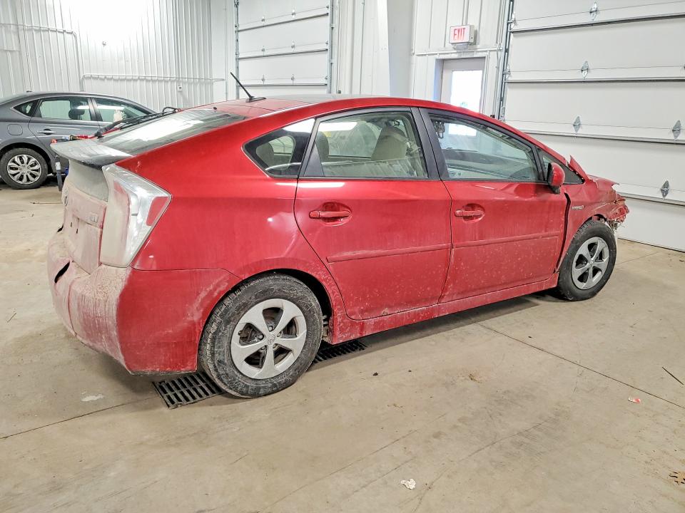 2013 Toyota Prius VIN JTDKN3DU1D1707617 COPART salvage auction — FRONT END, Mn - Cert Of Title-Salvage, sold $925 on 2026-07-02 (photo 3)