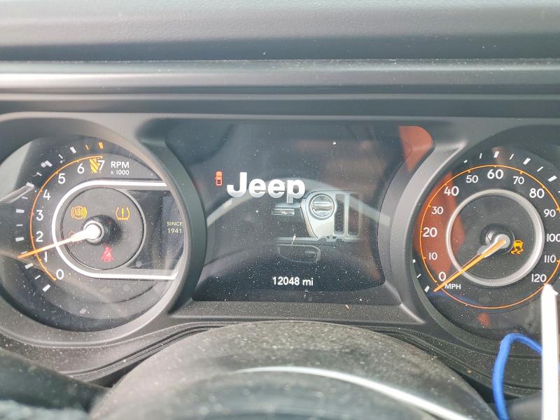 2025 Jeep Gladiator VIN 1C6RJTEG9SL520234 COPART salvage auction — FRONT END, Salvage Title, sold $16,500 on 2026-08-24 (photo 9)
