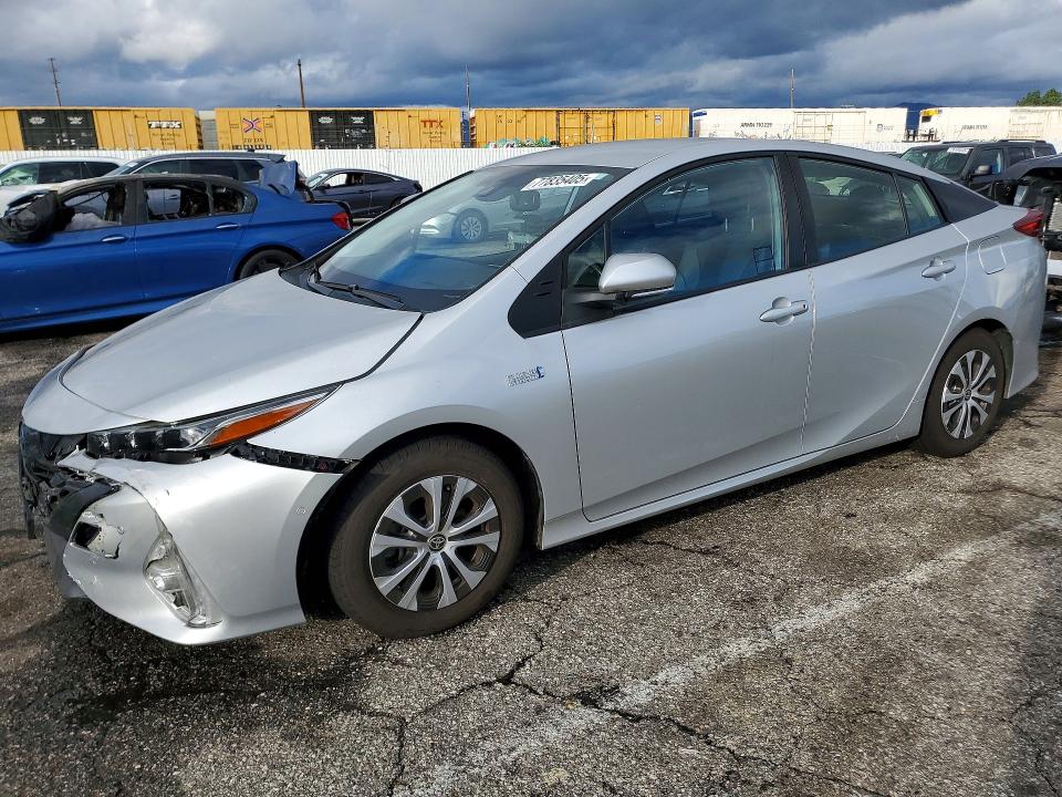 2022 Toyota Prius VIN JTDKAMFP8N3214032 COPART salvage auction — FRONT END, Ca - Salvage Certificate, sold $10,300 on 2026-08-18 (photo 1)