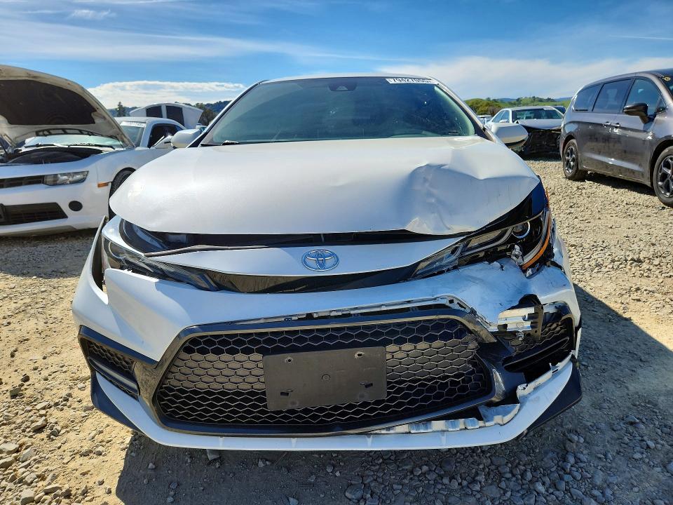 2021 Toyota Corolla VIN 5YFT4MCE3MP066103 COPART salvage auction — FRONT END, Ca - Salvage Certificate, sold $8,400 on 2026-07-09 (photo 5)