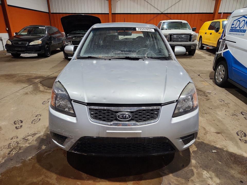 2011 Kia Rio VIN KNADH5B39B6756700 COPART salvage auction — VANDALISM, AB - BOS - SALVAGE, sold $450 on 2026-07-14 (photo 5)