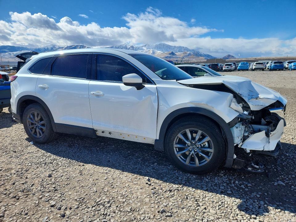 2021 Mazda Cx-9 VIN JM3TCBCY5M0537414 COPART salvage auction — FRONT END, Ut - Salvage Certificate, sold $5,100 on 2026-07-02 (photo 4)