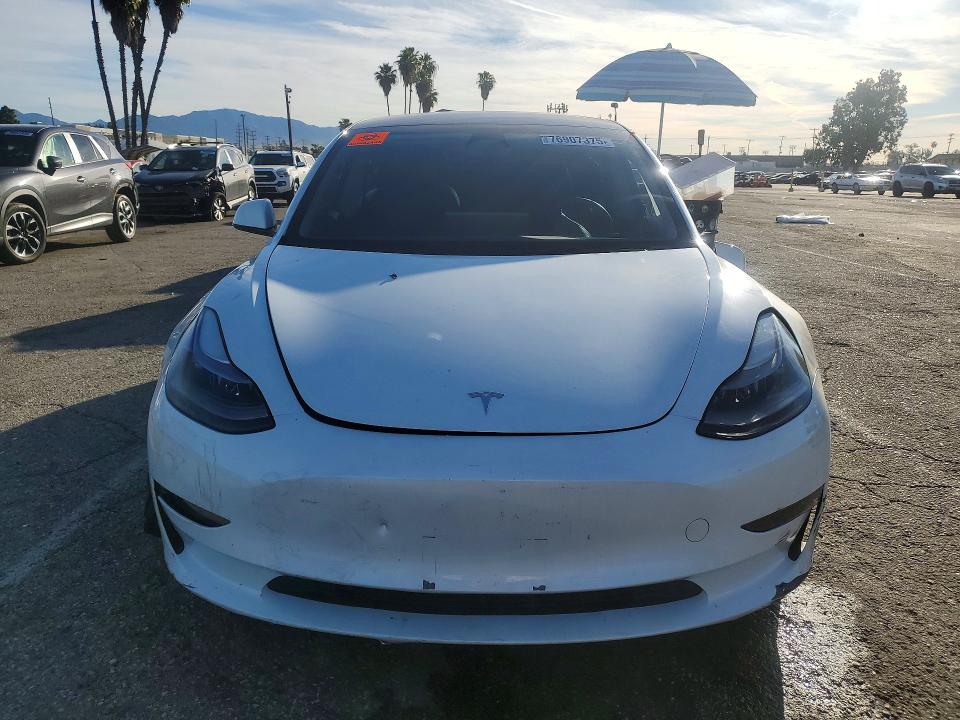 2023 Tesla Model 3 VIN 5YJ3E1EA0PF400870 COPART salvage auction — SIDE, CA - SALVAGE CERTIFICATE, sold $5,800 on 2026-07-31 (photo 5)