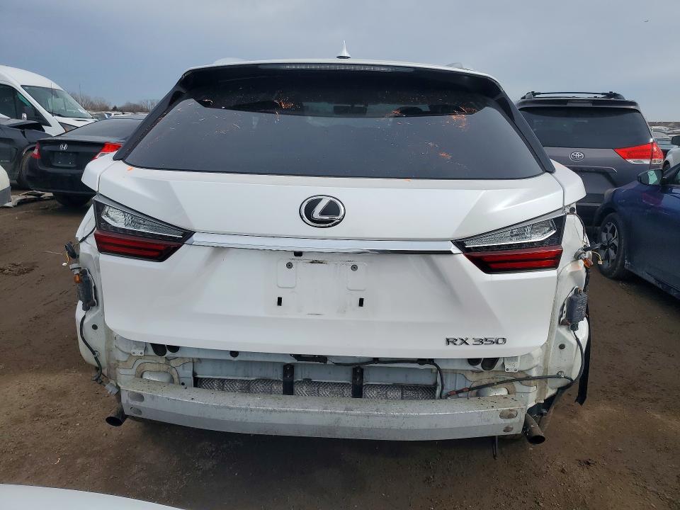 2016 Lexus Rx VIN 2T2BZMCAXGC023873 COPART salvage auction — REAR END, Il - Salvage Certificate, sold $7,500 on 2026-07-09 (photo 6)