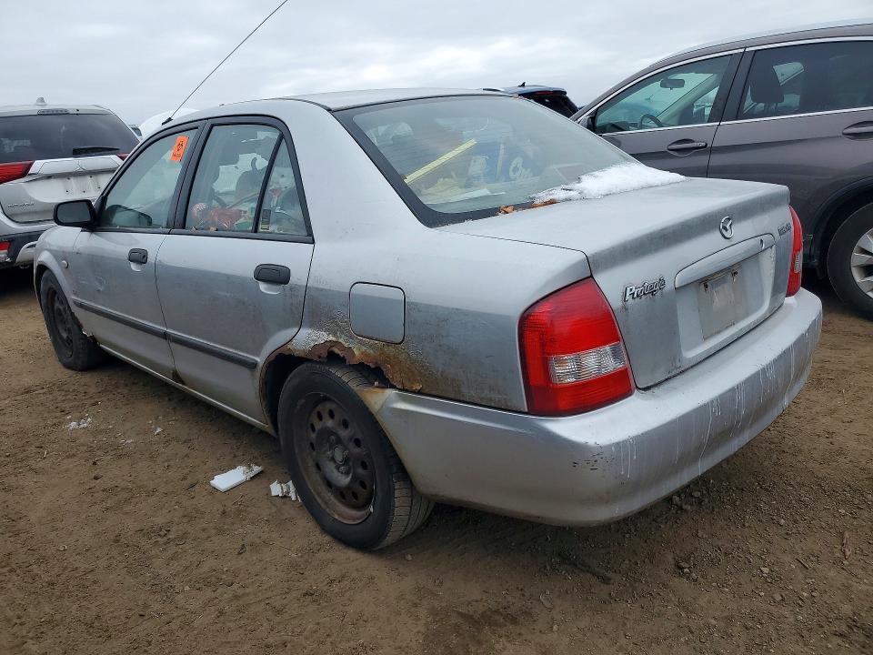 2003 Mazda Protege VIN JM1BJ225730104693 COPART salvage auction — MINOR DENT/SCRATCHES, Il - Cert Of Title-Corrected, sold $275 on 2026-07-02 (photo 2)