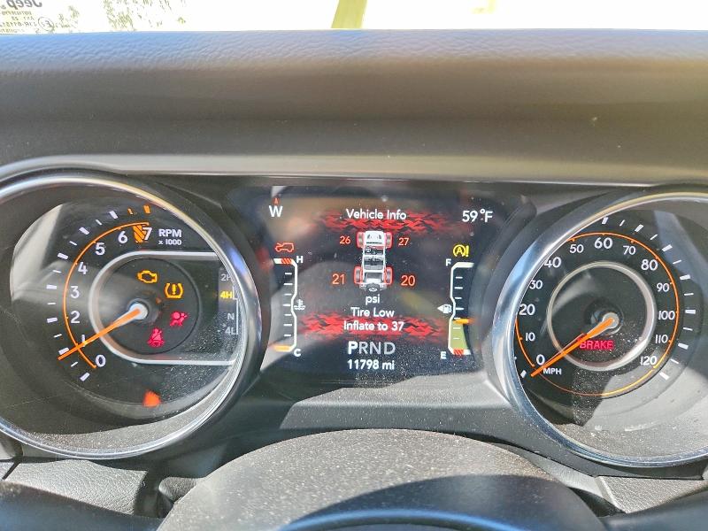 2022 Jeep Wrangler / VIN 1C4GJXAGXNW231413 COPART salvage auction — FRONT END, Nm - Cert Of Title-Salvage, sold $10,700 on 2026-07-30 (photo 9)