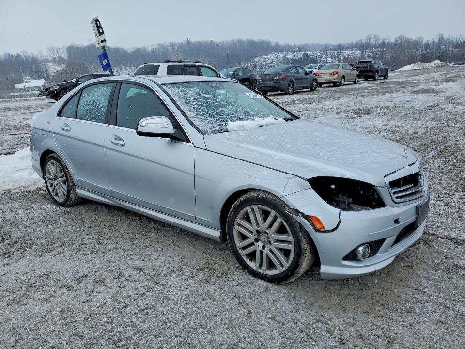 2008 Mercedes-benz C class VIN WDDGF54X98R014705 COPART salvage auction — FRONT END, PA - CERTIFICATE OF SALVAGE, sold $4,050 on 2026-08-07 (photo 4)