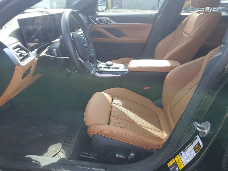 2023 BMW I4 VIN WBY43AW01PFR46491 COPART salvage auction — FRONT END, Nc - Salvage Certificate Of Title, sold $12,000 on 2026-07-29 (photo 7)