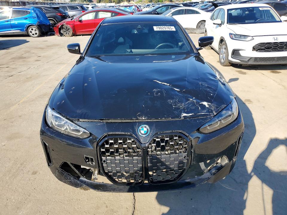 2023 BMW I4 VIN WBY43AW05PFR31699 COPART salvage auction — FRONT END, Ca - Salvage Certificate (P), sold $10,500 on 2026-07-29 (photo 5)